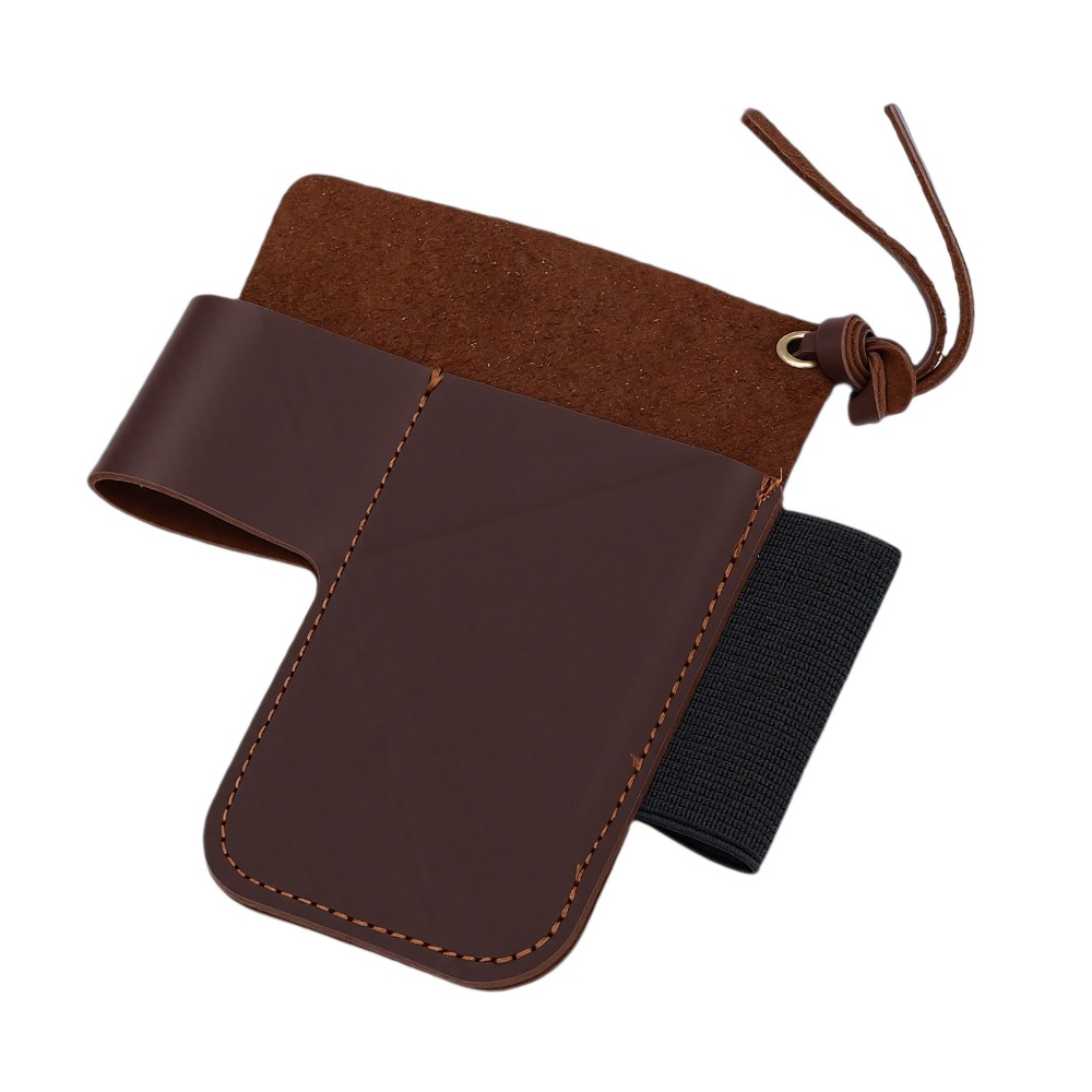 Edc Carry Clip - Durable Cowhide Leather Multitool Sheath With