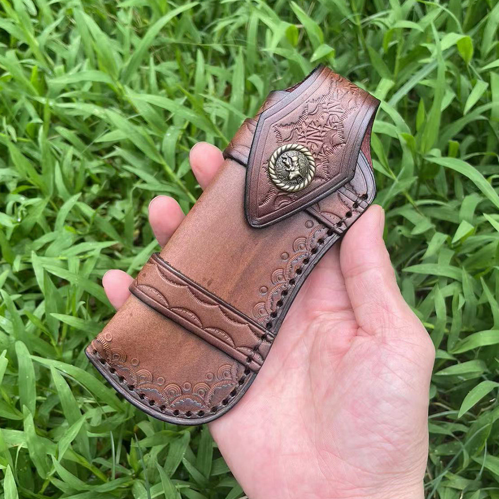Large Size First Layer Cowhide - огляд і ціна Edc Everyday Carry Knives