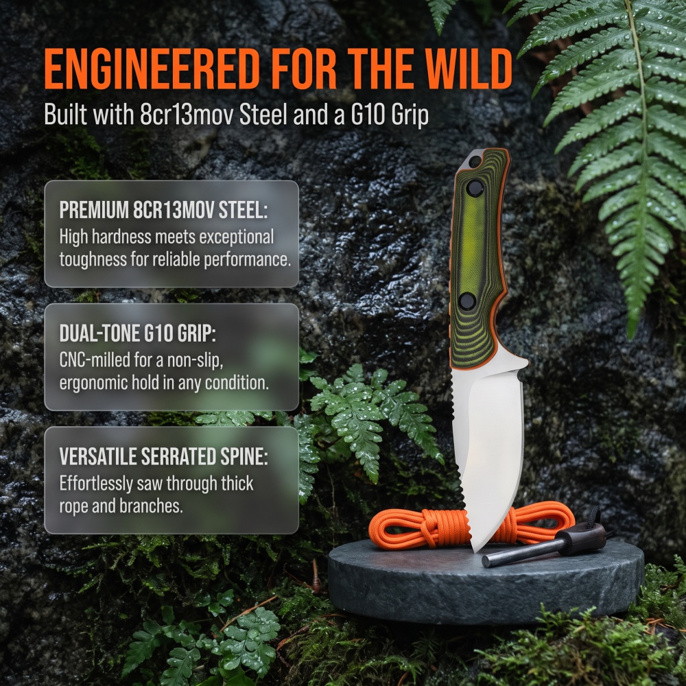 15017 Hiking Backpacking Trekk - огляд і ціна Edc Carry Knife