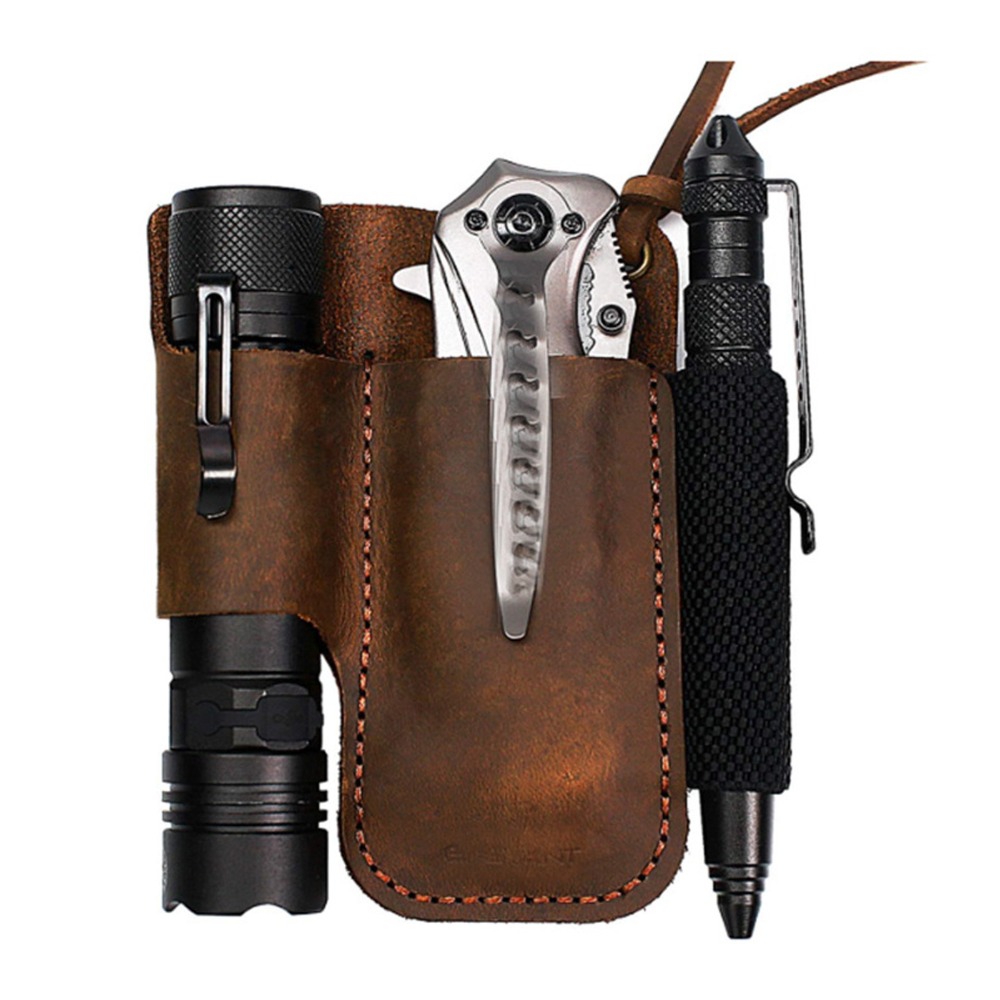 Durable Cowhide Leather Multit - огляд і ціна Edc Carry Clip