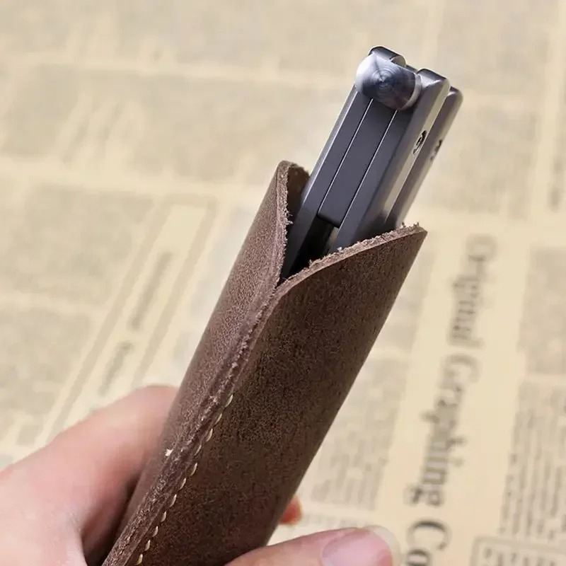 Leather small knife cover carr - огляд і ціна Edc Carry Clip